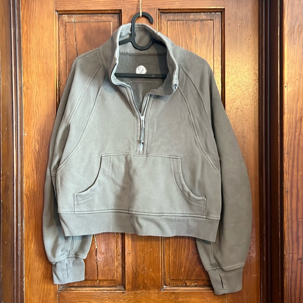 Lululemon Scuba Oversized Funnel Neck Half-Zip Rover M/L